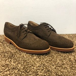 Size 10-11 Tod’s Brown Leather Shoes Worn ONCE